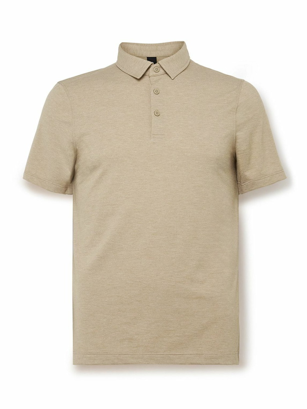 Photo: Lululemon - Evolution Slim-Fit Stretch Recycled-Jersey Golf Polo Shirt - Brown