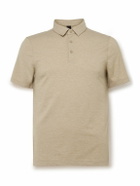 Lululemon - Evolution Slim-Fit Stretch Recycled-Jersey Golf Polo Shirt - Brown