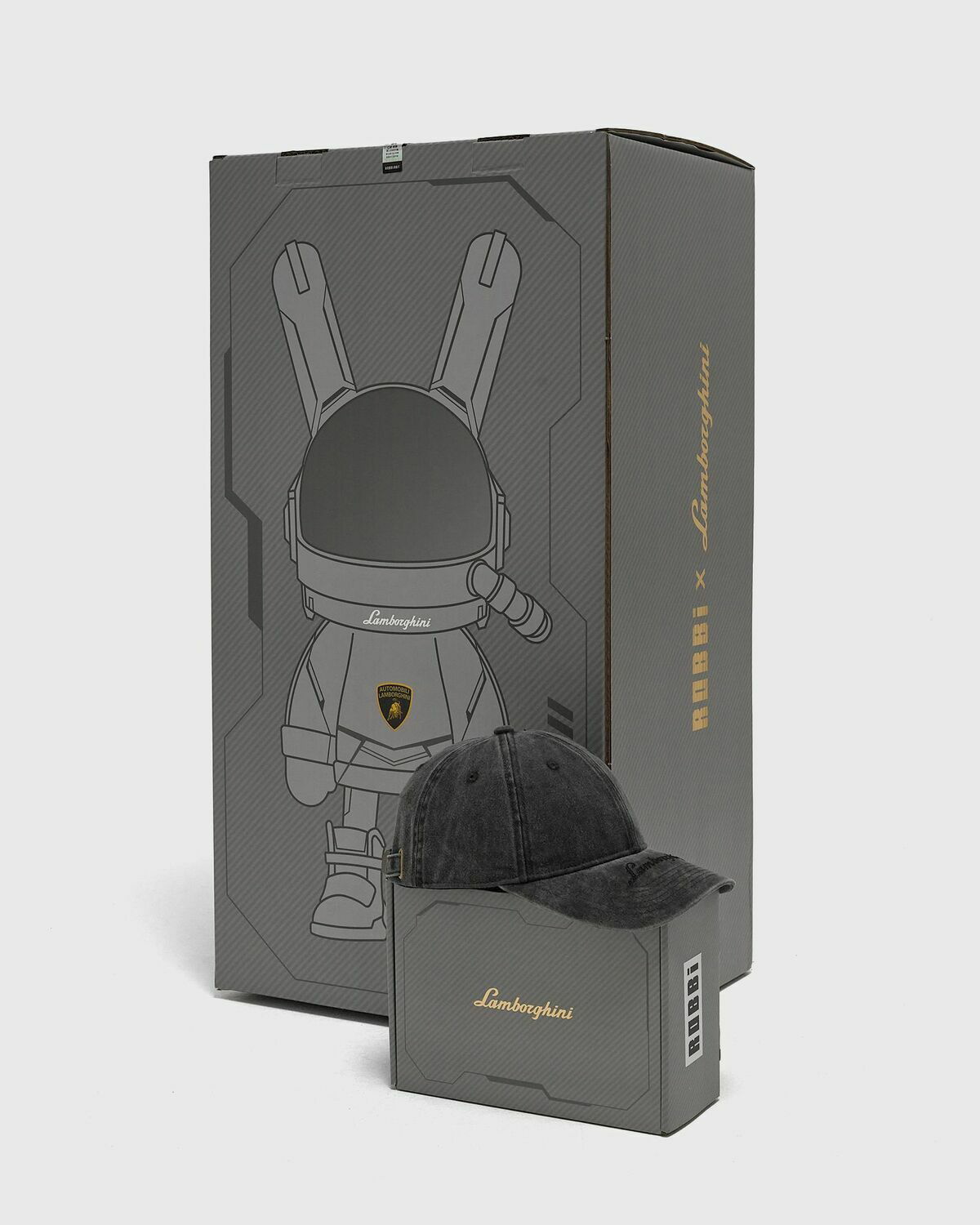Mighty Jaxx ROBBi x Lamborghini Thunderstorm 1000% Grey Mens