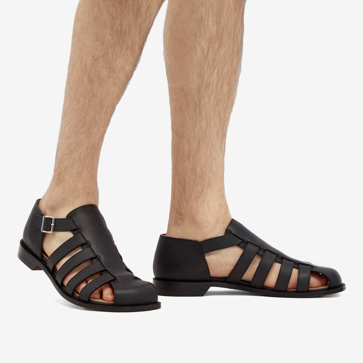 【LOEWE】CAMPO サボ サンダル LOEWE Campo Leather Fisherman Sandals | Saks Fifth Avenue
