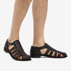Loewe Men's Campo Sandal in Black