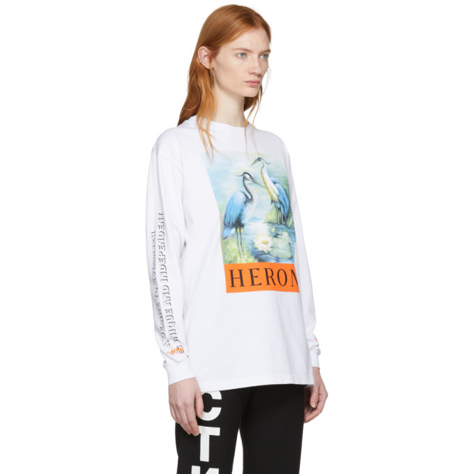 Heron preston best sale white long sleeve