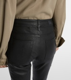 AG Jeans Sophie leather bootcut pants