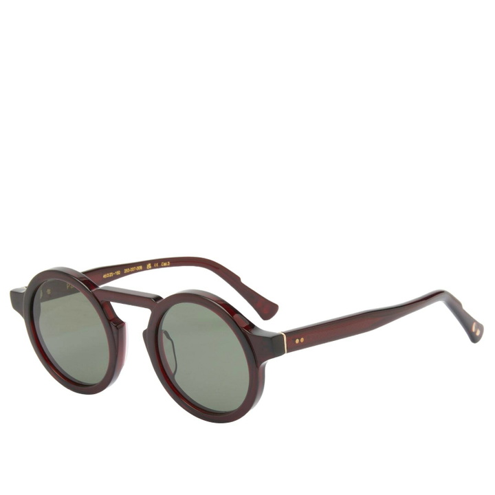Photo: Oscar Deen Panda Sunglasses in Claret/Moss 