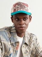 KAPITAL - Life Kapriccio Mesh-Trimmed Printed Scuba Trucker Cap