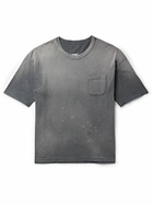 Visvim - Amplus Distressed Cotton-Jersey T-Shirt - Gray