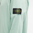 Stone Island Men's Garment Dyed Half Zip Sweat in Light Green