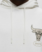 Mitchell & Ness Nba Cream Hoodie Bulls White - Mens - Hoodies