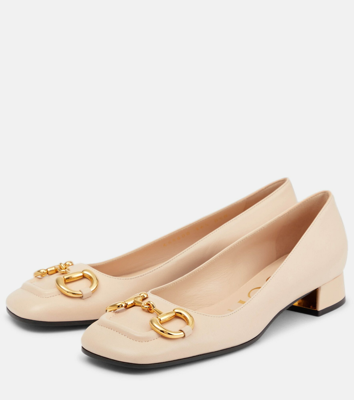 Gucci - Horsebit leather ballet flats