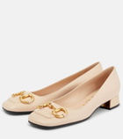 Gucci - Horsebit leather ballet flats