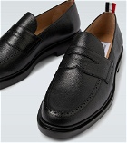 Thom Browne - Grained leather penny loafers