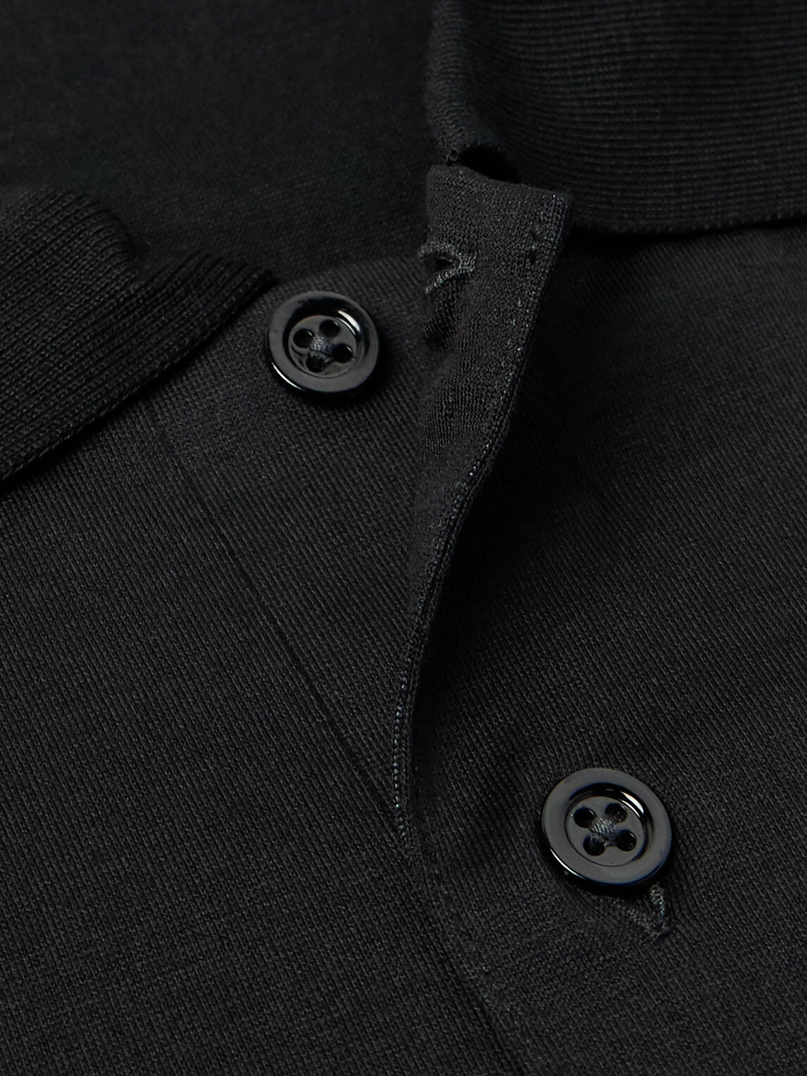 Charvet - Cotton Polo Shirt - Black
