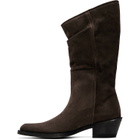 KHAITE Brown Clive Boots