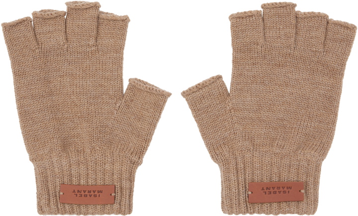 Photo: Isabel Marant Taupe Blizzi Gloves