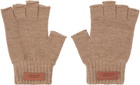 Isabel Marant Taupe Blizzi Gloves