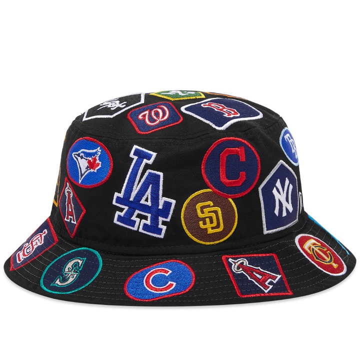 Photo: New Era MLB All-Over Logo Bucket Hat