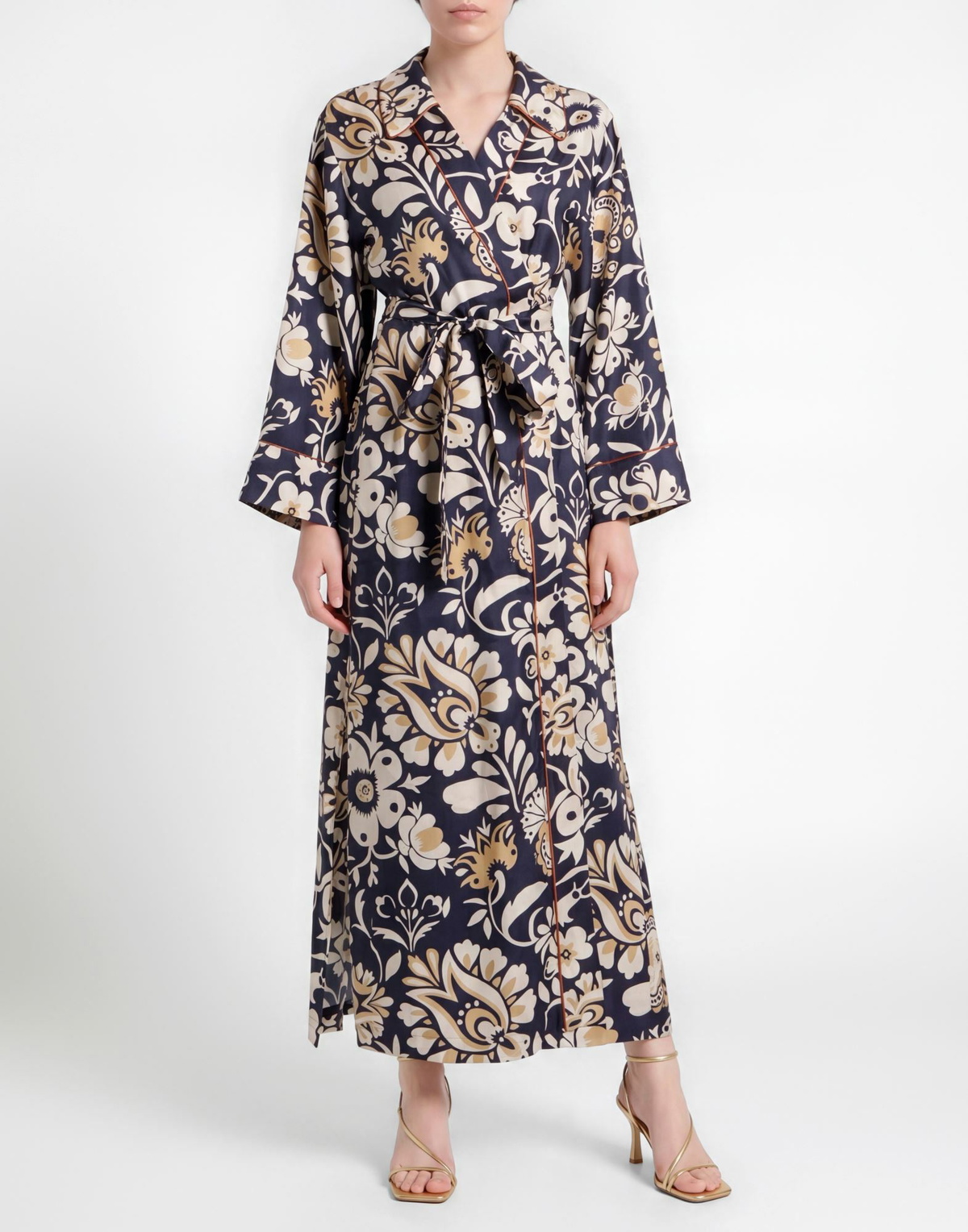 La Doublej Womens Maxi dress in Navy