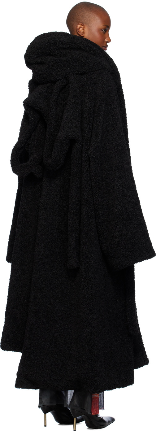 【正規店出品】OTTOLINGER WRAP TEDDY LONG COAT BLACK OTTOLINGER WRAP TEDDY LONG COAT BLACK FW24 | 50%OFF SALE