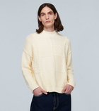 JW Anderson - Cotton patchwork knitted sweater