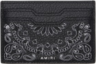 AMIRI Black Bandana Card Holder