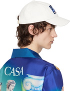 Casablanca Off-White Greek Temple Cap