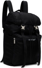 Off-White Black Outdoor Flap Backpack