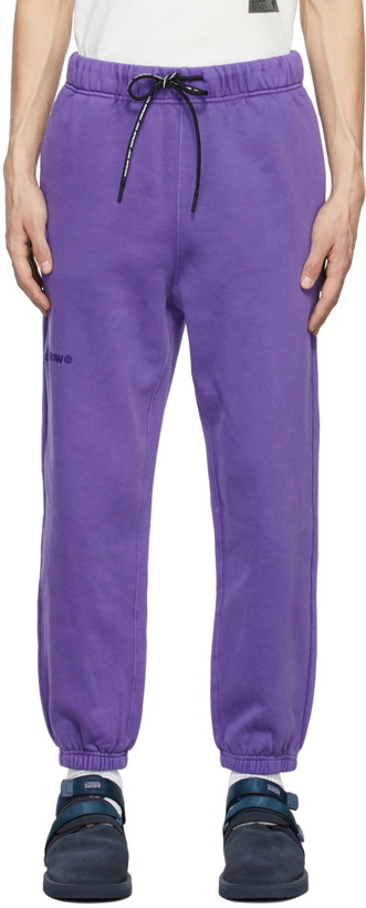 Photo: AAPE by A Bathing Ape Purple Logo Lounge Pants