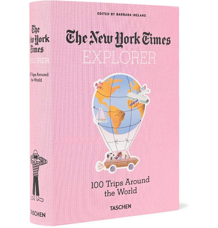 Photo: Taschen - The New York Times Explorer: 100 Trips Around The World Flexicloth Book - Pink