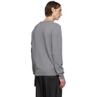 Maison Margiela Grey Stripes Crewneck Sweater