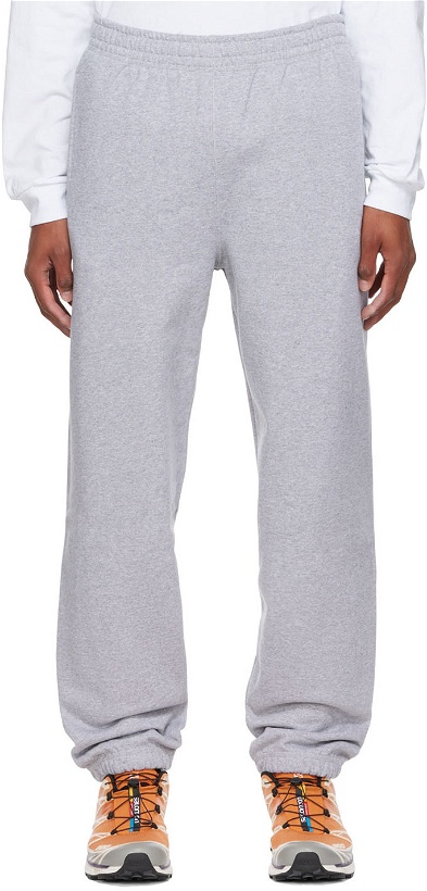 Photo: Stüssy Gray Cotton Lounge Pants