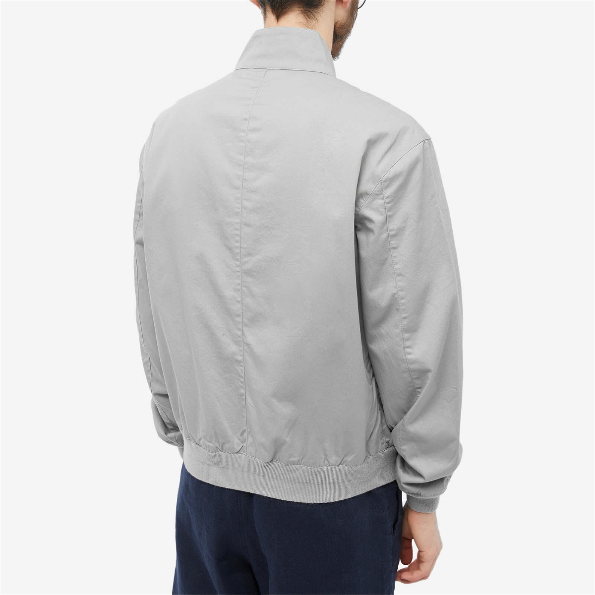 Polo Ralph Lauren Men's Lined Windbreaker Harrington Jacket in Grey Fog ...