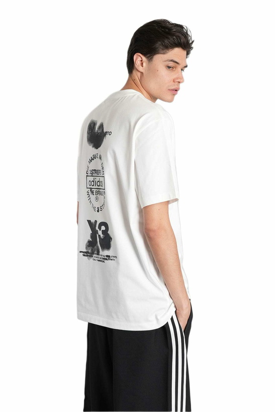 Photo: Y-3 T-shirt In White Cotton