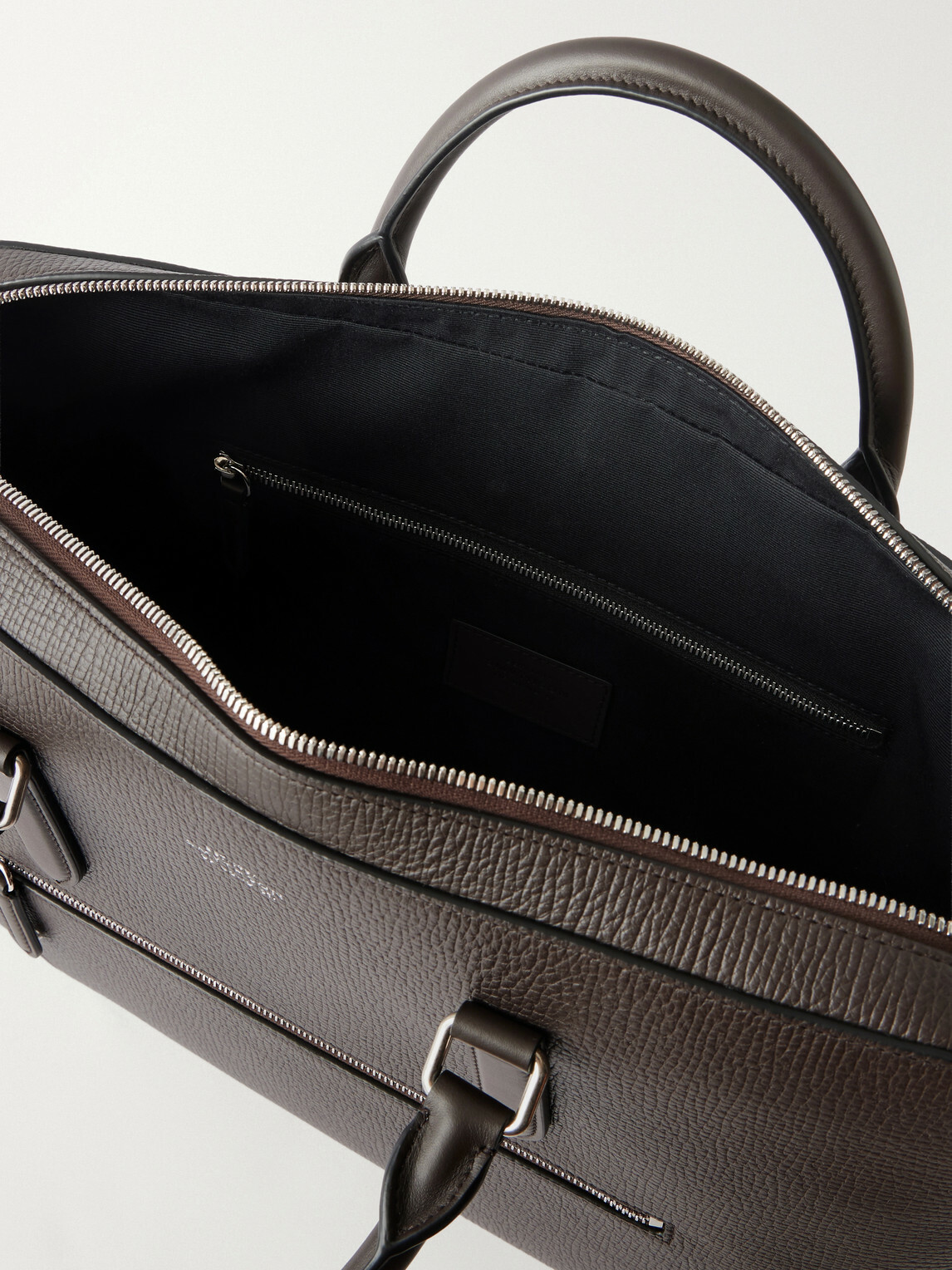 Smythson - Full-Grain Leather Briefcase