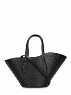 LITTLE LIFFNER - Micro Open Tulip Embossed Leather Bag