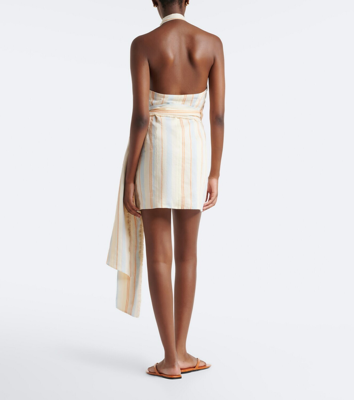 SIR Pernille striped wrap dress