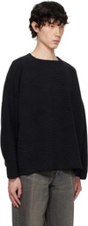 Fear of God Black Ottoman Straight Neck Sweater