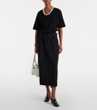 Junya Watanabe Oversized embellished cotton T-shirt