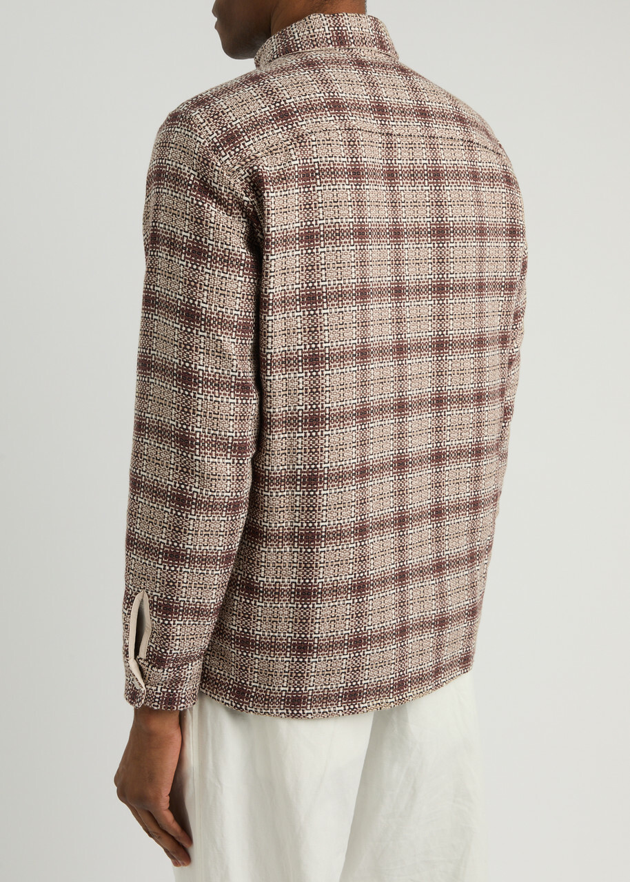 Wax London Whiting Cotton-blend Overshirt Cream
