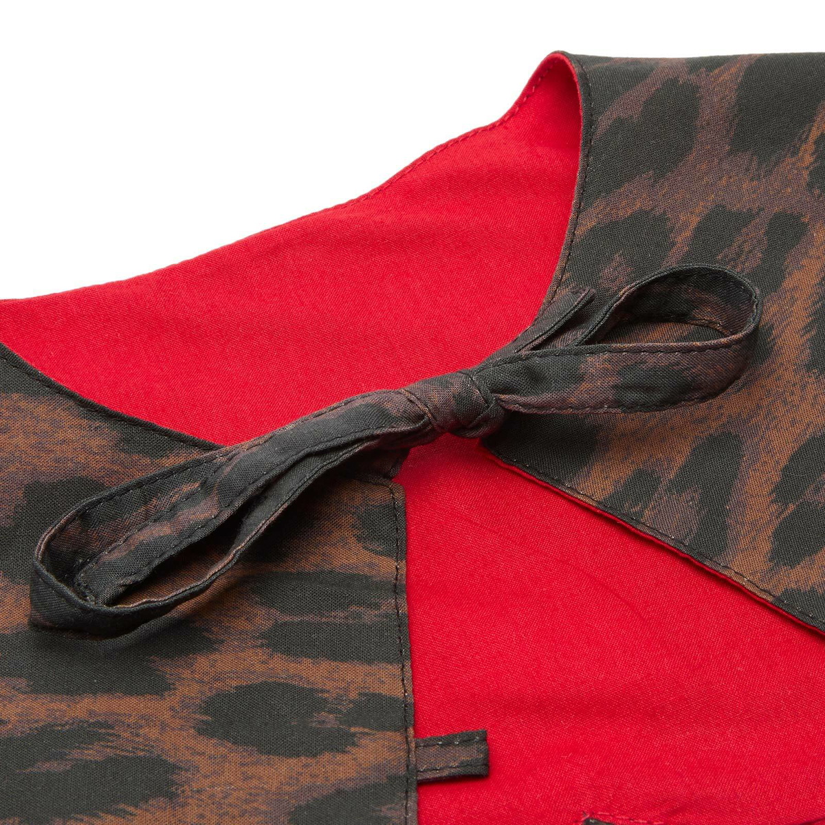 Damson Madder Women's Novelty Wastage Dog Collar in Leopard 