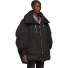Chen Peng Black Down Bubble Jacket