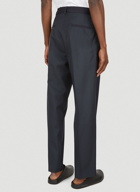 Tailored Contrast Panel Pants in Blue