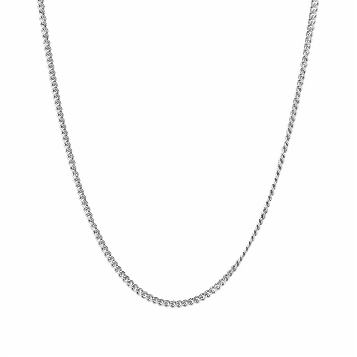 Photo: Tom Wood Men's 30" Curb Chain M in Silver