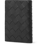 Bottega Veneta - Intrecciato Leather Passport Cover - Black