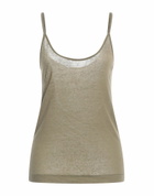 Majestic Filatures Womens Top Military in Green