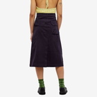 Daniëlle Cathari Women's x Woolrich Cargo Midi Skirt in Navy