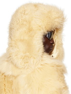 Moose Knuckles Yellow Efna Shearling Pilot Hat