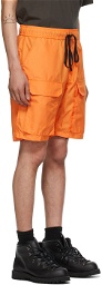Reese Cooper Orange Ripstop Cargo Shorts