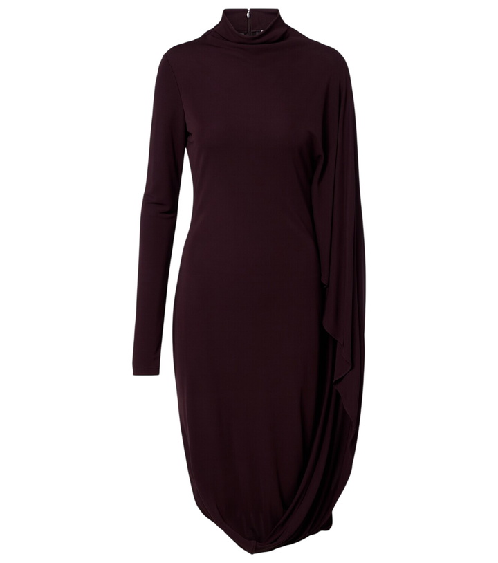 Photo: Stella McCartney Caped crêpe jersey minidress