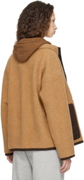Canada Goose Beige Simcoe Zip Up Fleece Jacket