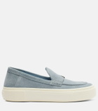 Hogan H705 suede platform loafers